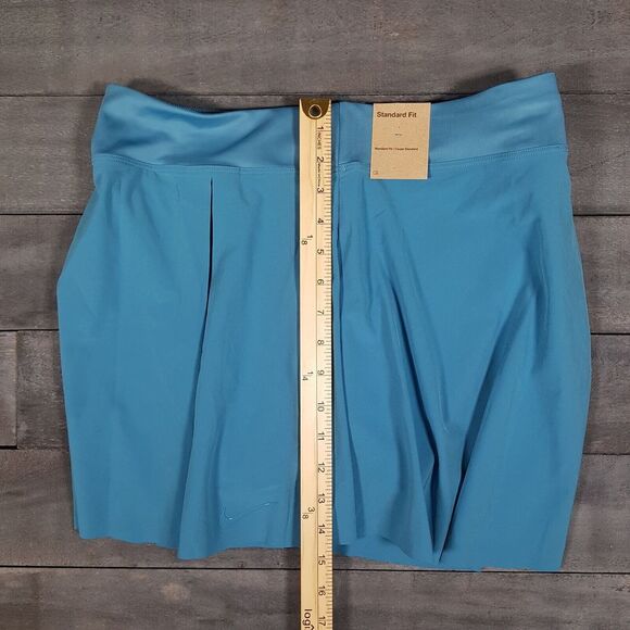 NIKE Dri-Fit Club Standard Fit Regular Golf Skirt Womens Size LARGE Blue - Picture 5 of 6